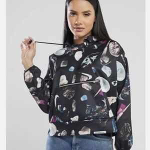 Nike Dri-Fit Gems Crystals Pullover Basketball Hoodie M